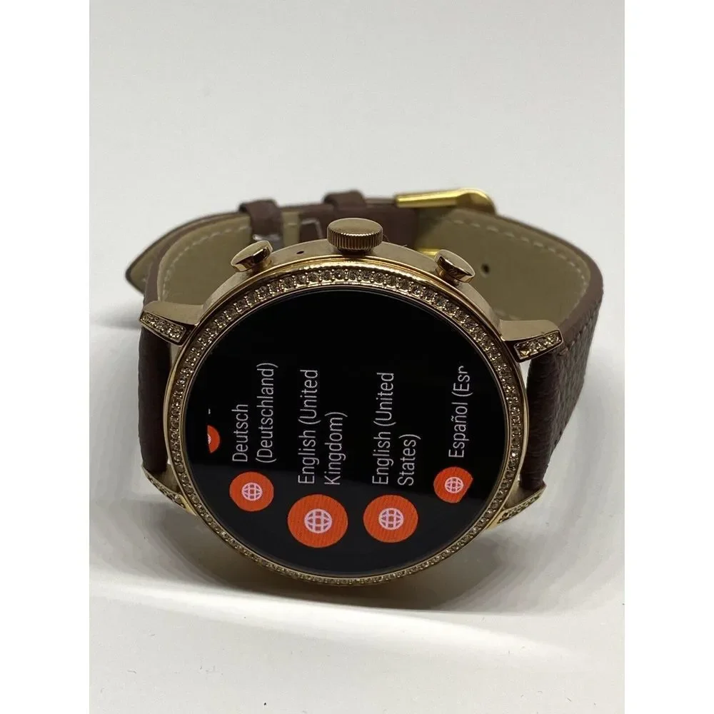 Fossil Gen 4 Authentic Digital Dial Smart Watch Custom Band FTW6015 AB373